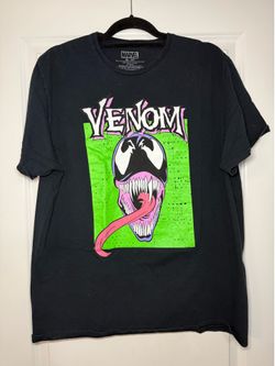 Marvel Venom Graphic T-Shirt Men’s XL Black