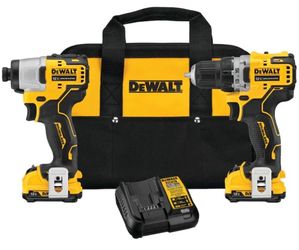 DEWALT XTREME 12V MAX XR 2-Tool Kit With 2 Batteries, Charger, & Bag - DCK221F2