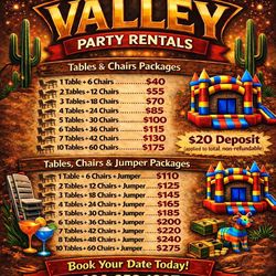 For your next event!