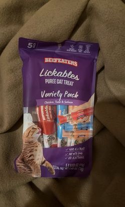 Beefeaters Lickables Puree Cat Treat Variety Pack (5 Count)