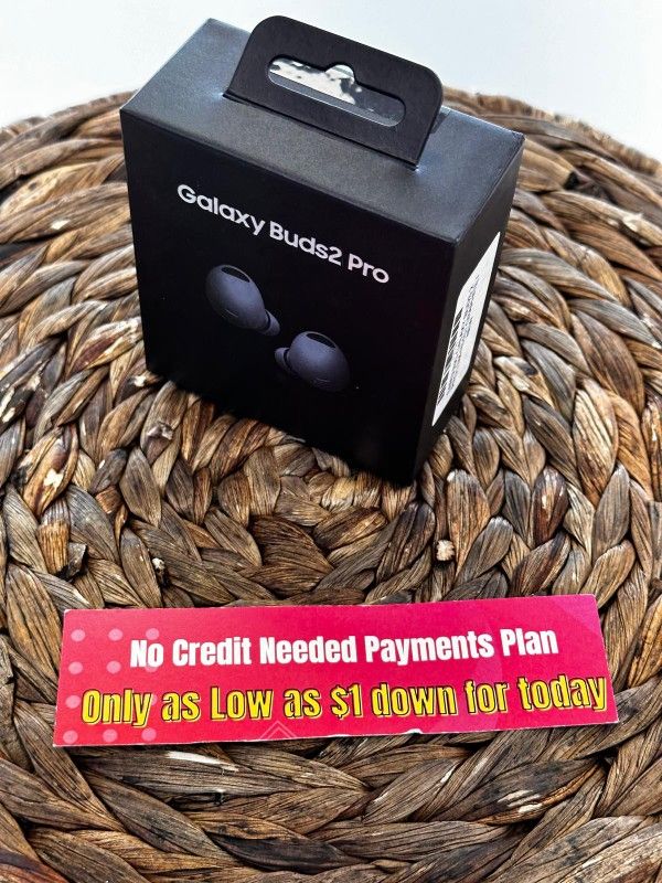 Samsung Galaxy Buds 2 Pro True Wireless Earbuds - Pay $1 Today To Take It Home And Pay The Rest Later! 