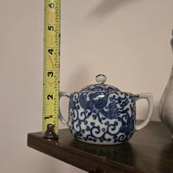 Morimura Brothers (Predecedors of Noritake) Blue Phoenix sugar bowl