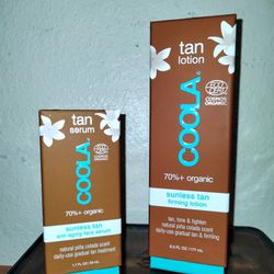 Brand NEW!!! 🌞   COOLA Skin / Sunless Tanning -anti-aging Face Serum & Firming Lotion (((PENDING PICK UP 5-6pm Today)))