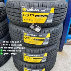 185/55R16 Land Golden New Set of Tires Installed and Balanced Set de Llantas Nuevas Instaladas y Balanceadas
