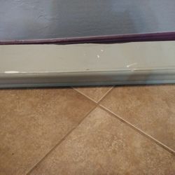 Small Grey Decorative Shelf 24x3x5.5 Inches