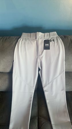 UNDER ARMOUR BASEBALL PANTS COLOR GRAY ADULT SIZE SMALL $20 EACH
