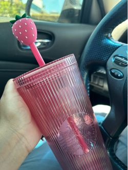 Pink Starbucks tumbler