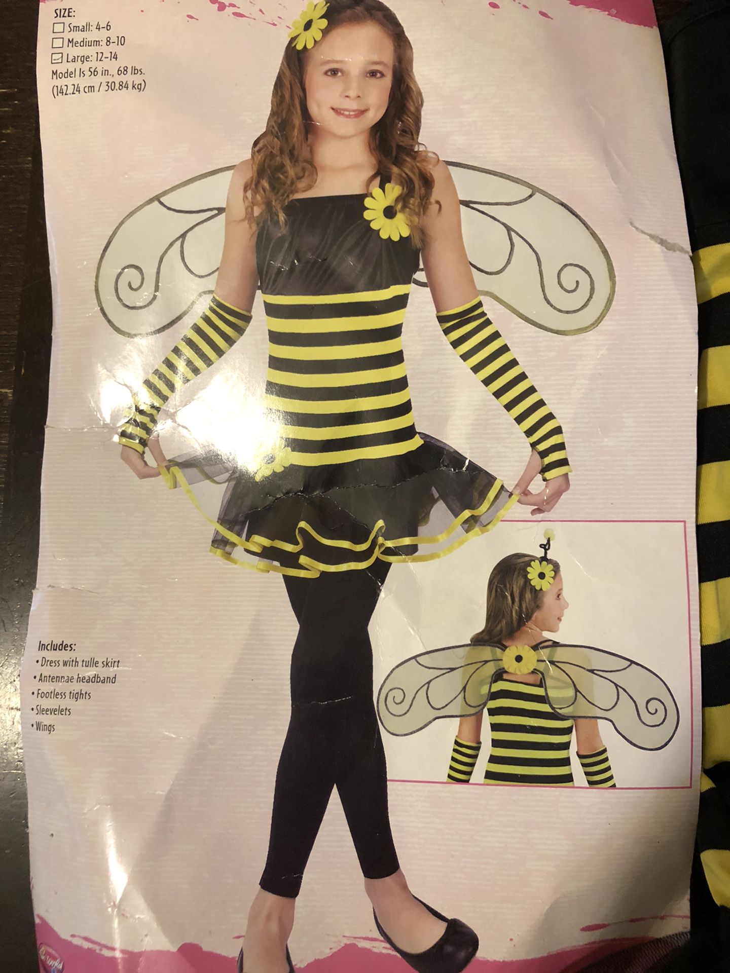 Halloween Costume - Girl Bumblebee Tutu