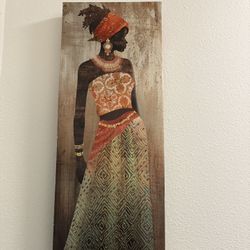 Large African Walk Art