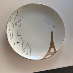 Disney Paris Plate 8”
