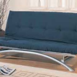 Sliver Metal Futon 