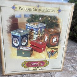 Wooden Storage Boxes