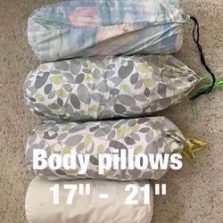 Body  pillows  :  17" -  21"  -  $5  each