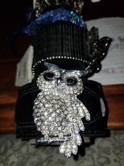 Brand New owl bracelets all bling & leather