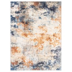 8/10 Machine Washable Modern Rug 