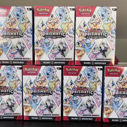 Pokemon Prismatic Evolution Booster Bundle 