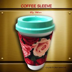 Reusable coffee sleeve with cup
