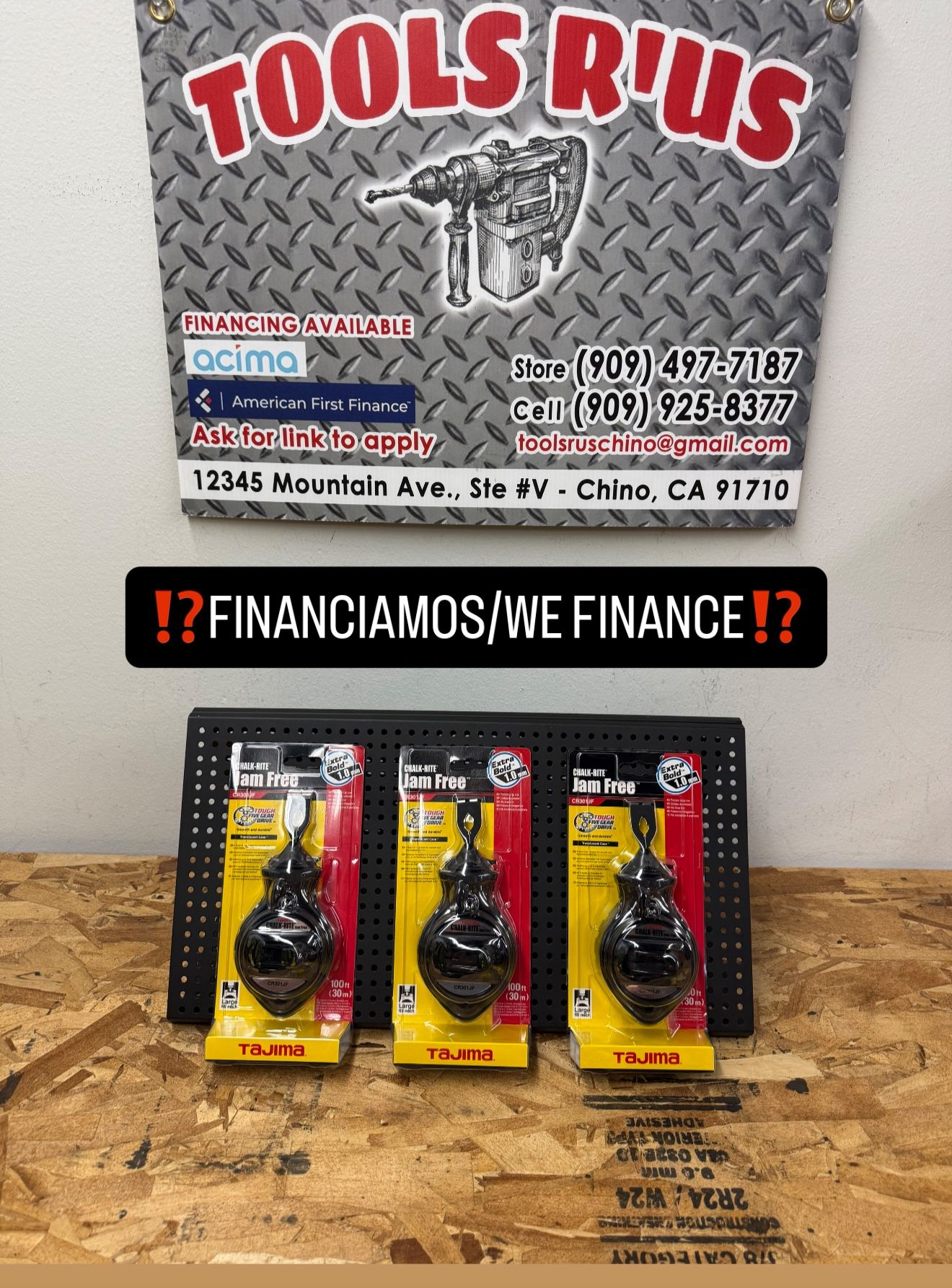 TAJIMA JAM FREE Chalk Line(CADA UNO)**(FINANCIAMOS/WE FINANCE)**