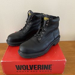 LIKE NEW MEN’S WOLVERINE STEEL TOE DURA SHOCK BOOTS (Size 13)
