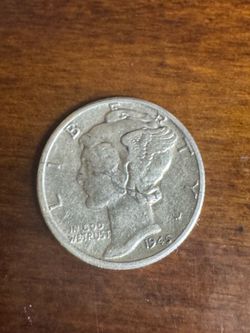 1945 P Mercury Dime