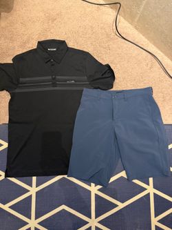 Travis Mathew Men's Polo Shirt and Shorts Bundle