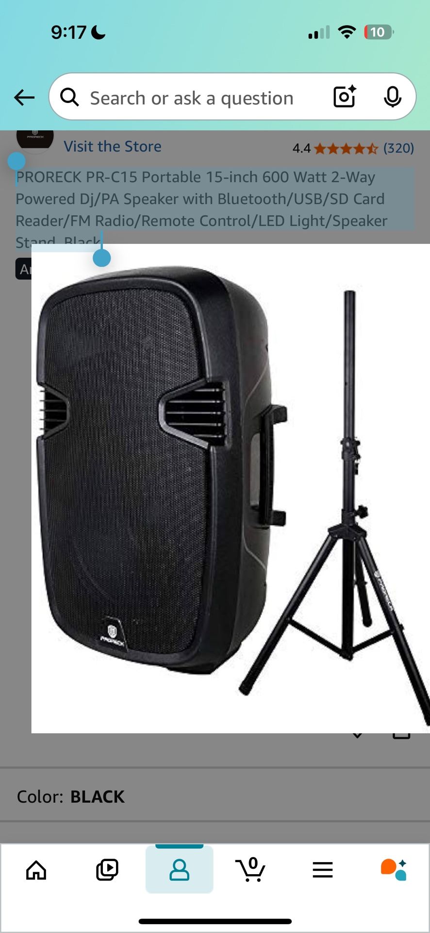 Bluetooth Speaker Proreck Speaker 15in PRORECK PR C15