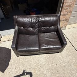 Ashley Furniture, Leather Loveseat