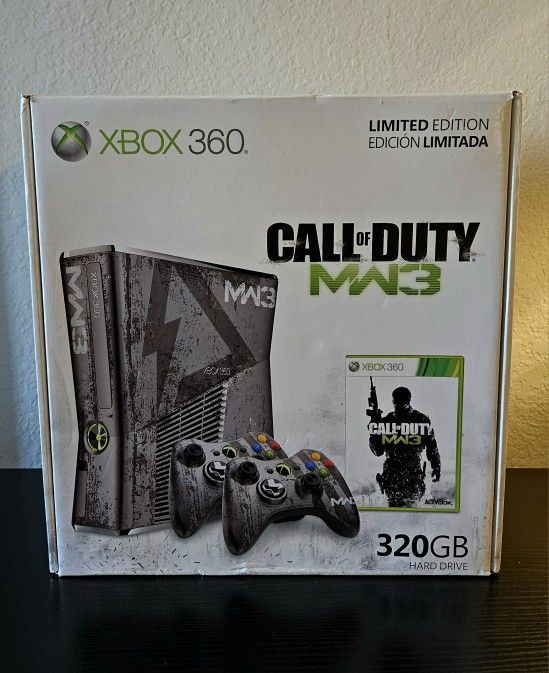 Microsoft Xbox 360 S Call Of Duty MW3 Limited Edition NIB