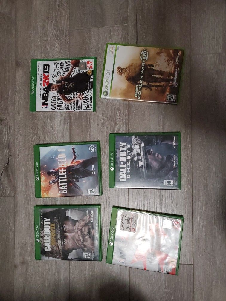 Lot Of 6 Xbox One Games