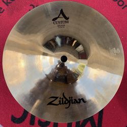 Zildjian A Custom Series 10” Splash Drum Cymbal BRAND NEW Retails for $179