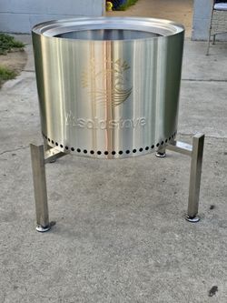 Bonfire, Stand & Shelter 2.0 Bundle 19.5 in. x 19.5 in. x 17.5 in. Outdoor Stainless Steel Wood Burning Fire Pit