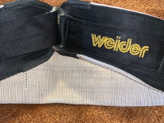 Large Weider Weight Lifting Belt Barbell Weights