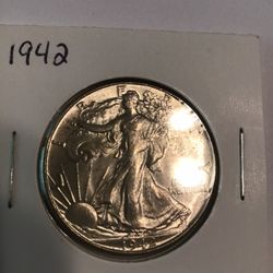 1942 Walking Liberty Beauty