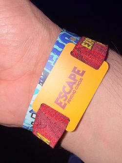 escape wristband 2026 - sat only 1 day