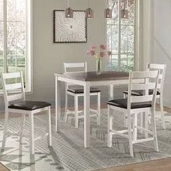 Counter Height Dinning Table Set