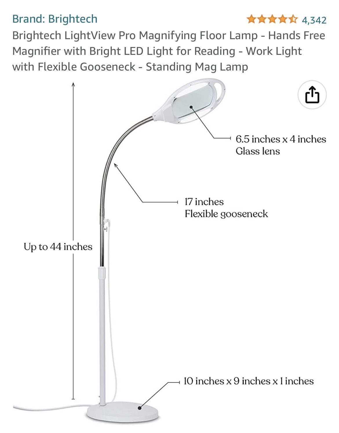 Magnifying Floor Lamp for Sale in Bakersfield, CA - OfferUp