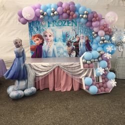 Frozen Balloon Garland 