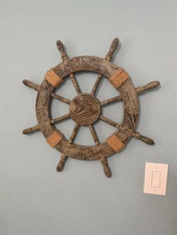 Boat steering wheel Nautical Home Decor