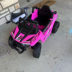 Pink Ride On Toy Car