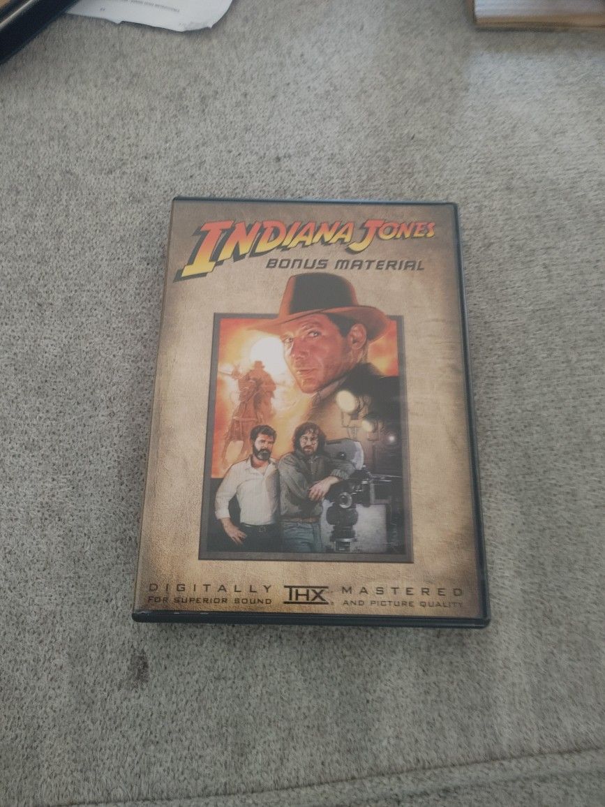 Bonus Material Dvd Indiana Jones With Book