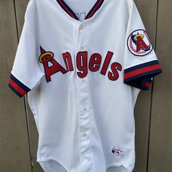 Vintage Rawlings MLB California Angels Greenwald #10 Baseball Jersey Size 46