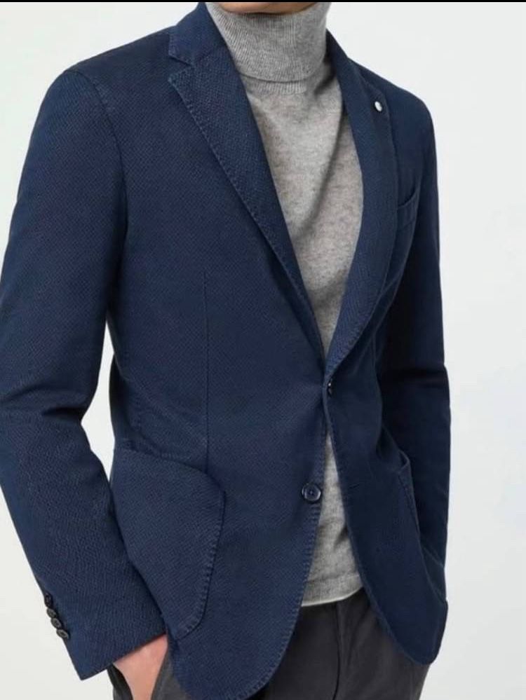 Men’s Limited Edition Blue LBM 1911 Tailored Garment-Dyed Jack Jacket In Dark Blue