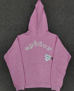 Pink VVS Sp5der Hoodie 
