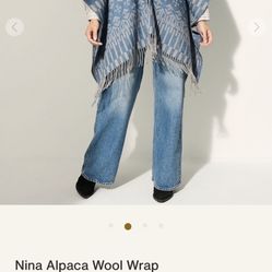 Nina Alpaca Wool Reversible Wrap