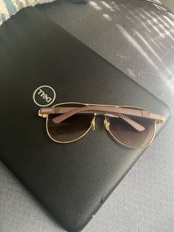 Gucci GG3336 Aviator Sunglasses Gold Frame