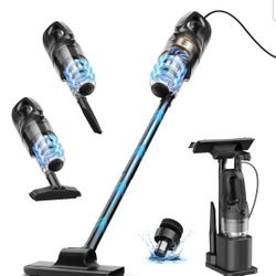 Croded Vacuum Cleaners 20Kpa Powerful Suction Ultra- Light Stick Vacuum for Hard Floor Pet Hair Vacuum
