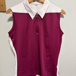 Set Of 3 Nike Fit Dry Women’s Golf/fitness Shirts Size M