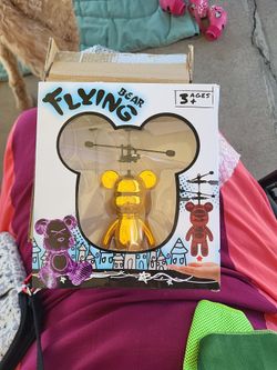 Flying bear toy