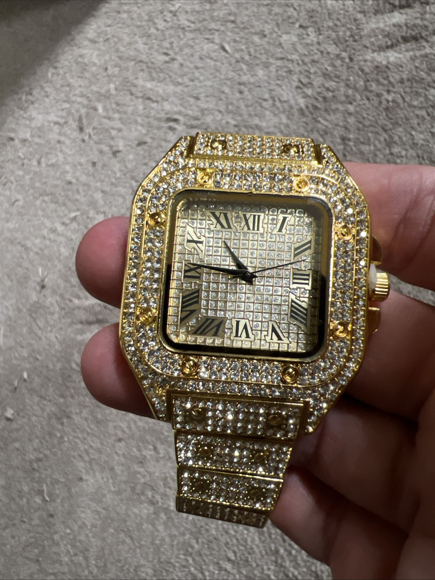 Iced Out Bust Down Watch 🔥🔥