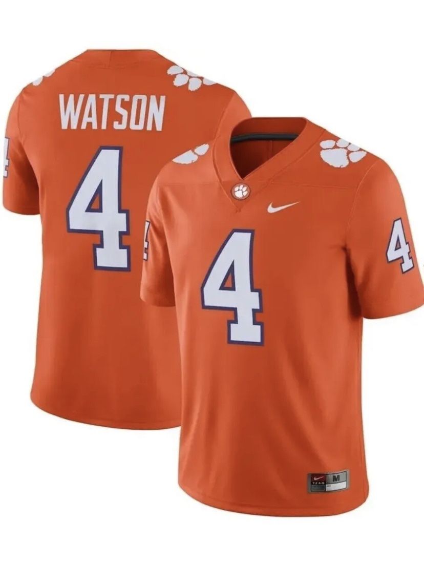 Nike Clemson Tigers Deshaun Watson stitched Mens Size XL Jersey BV7379-888 Rare